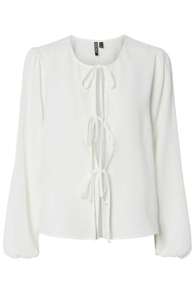 PCTIFFANY LS TIE TOP WVN NOOS BC 17158213 Cloud Dancer